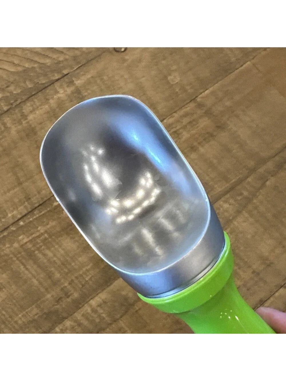 ZYLISS Green Ice Cream Scoop Ergonomic  Weighted Heavy